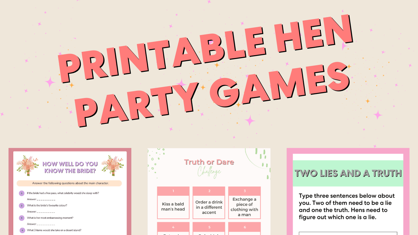 Printable Hen Party Games: Let The Shenanigans Begin! regarding Free Printable Hen Party Games Uk