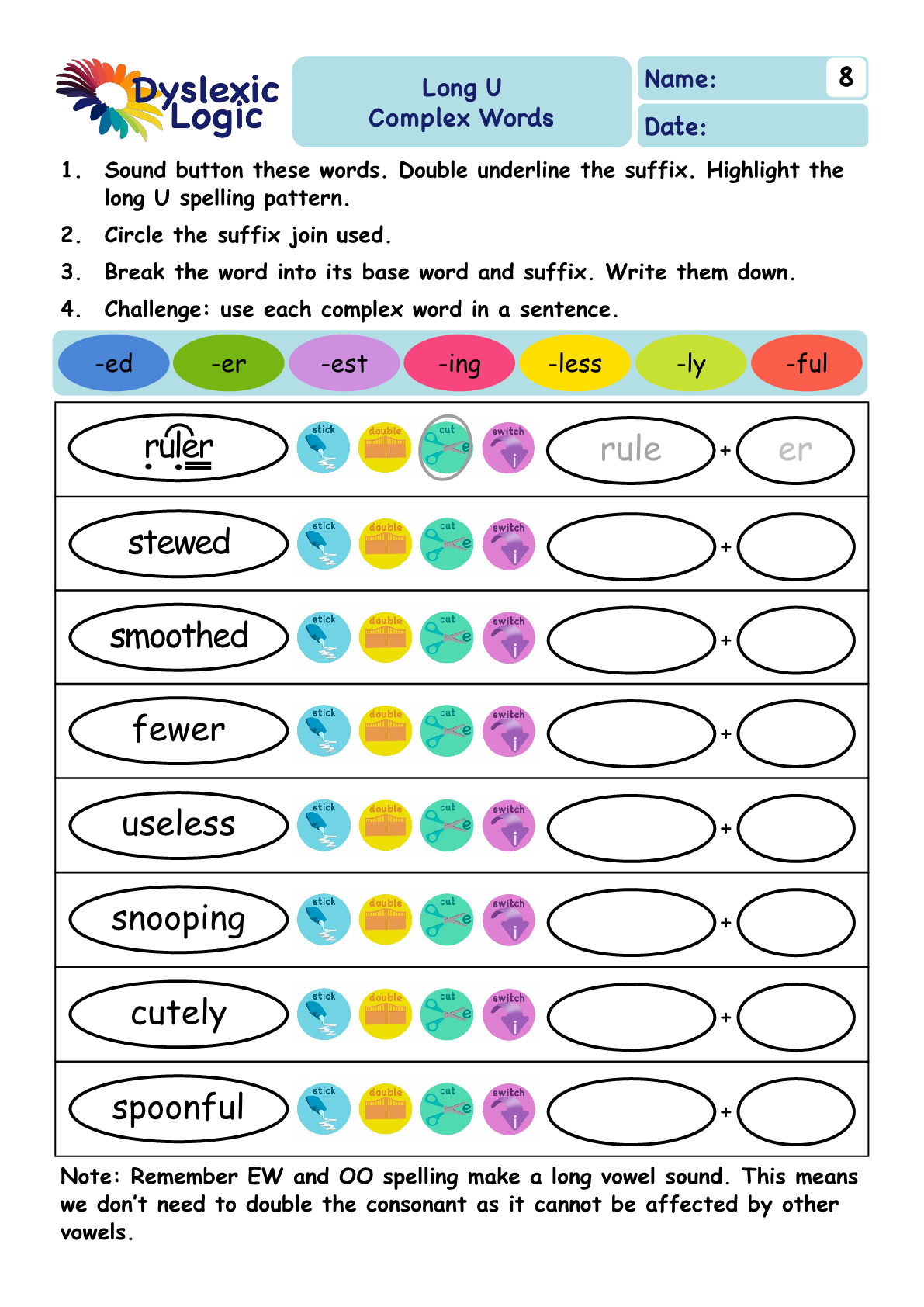 Printable Phonics Support Resources — Dyslexic Logic in Free Printable Dyslexia Games