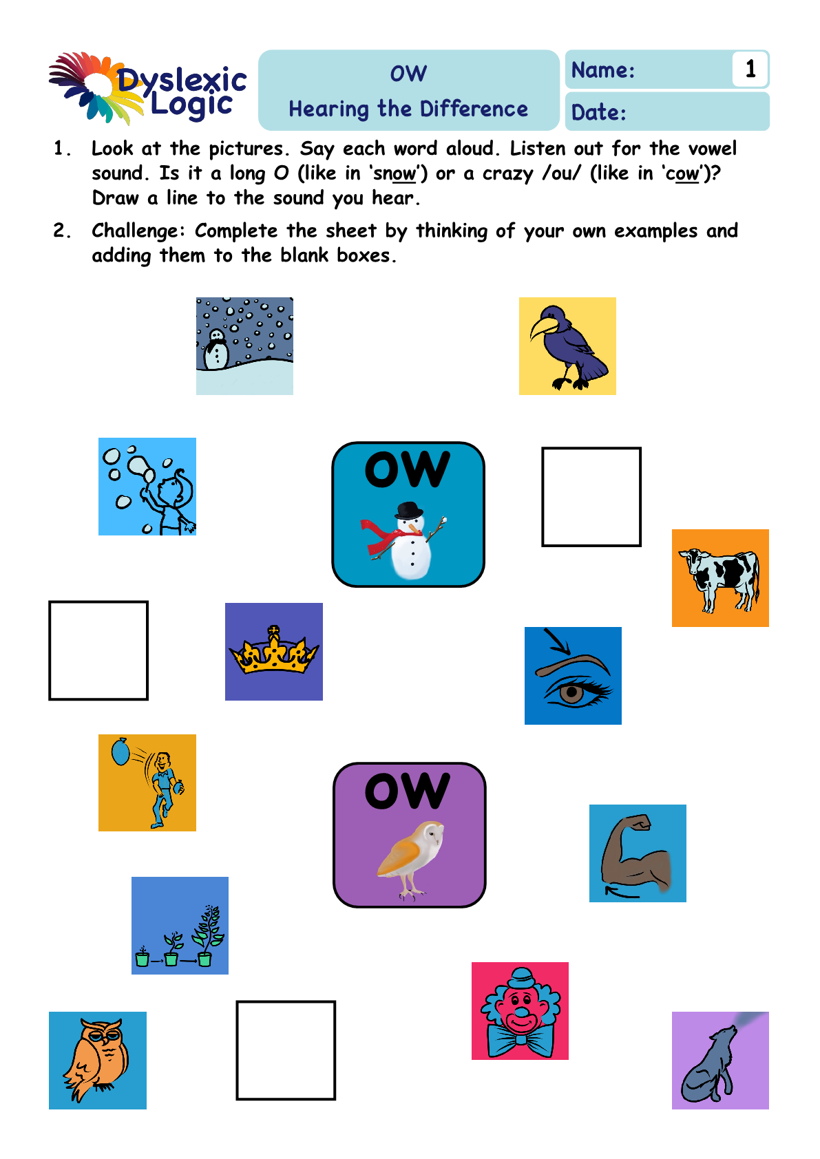 Printable Phonics Support Resources — Dyslexic Logic inside Free Printable Dyslexia Games