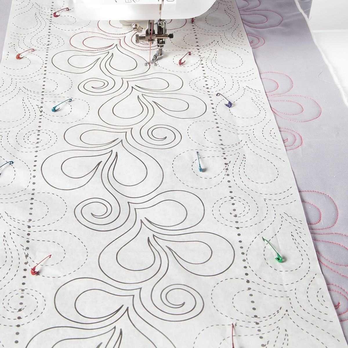 Printable Quilting Stencils Pdf - Easy Quilting On Paper! - Hearts throughout Free Quilting Pantographs For Beginners Printable