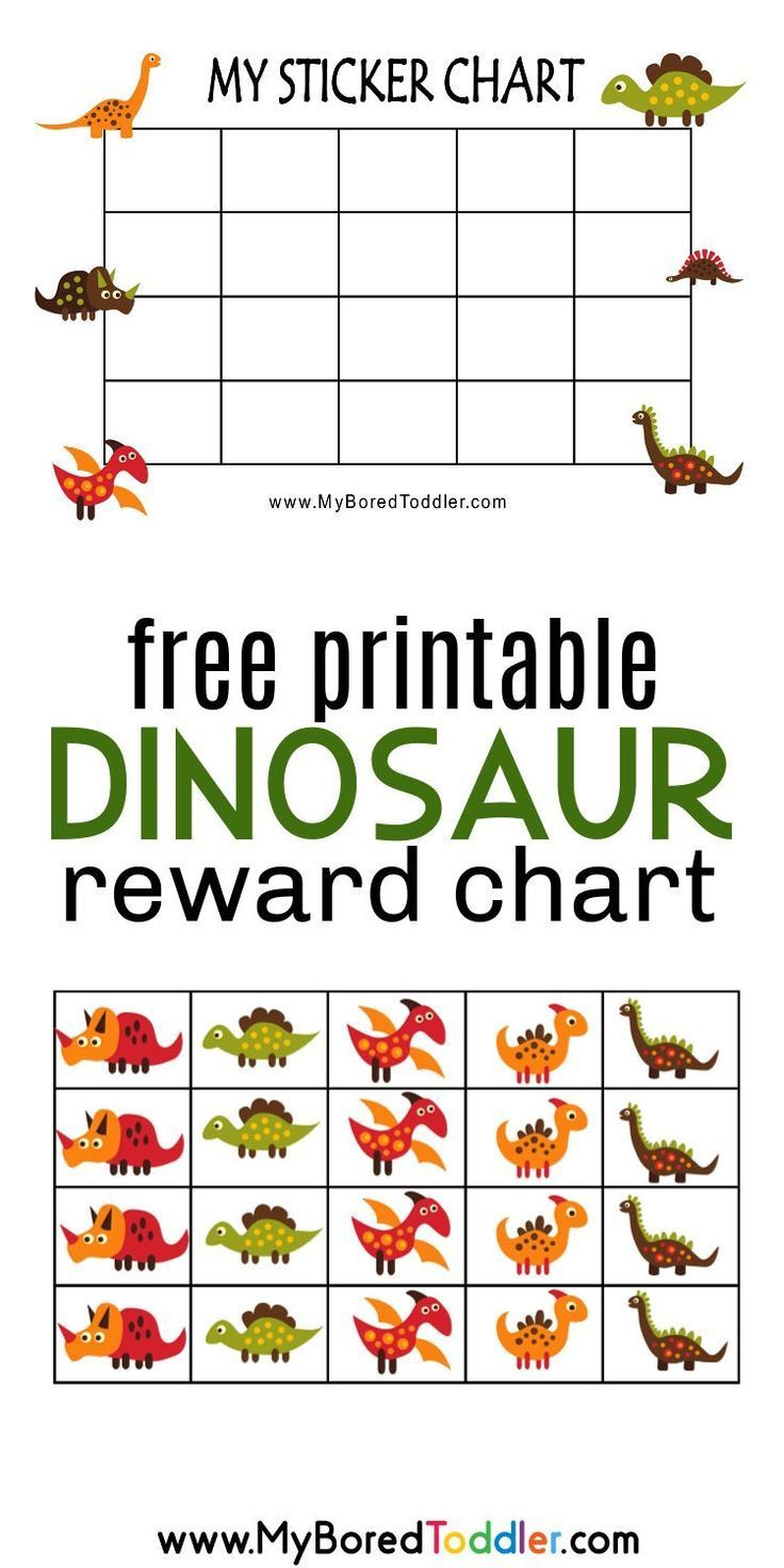 Printable Reward Charts regarding Dinosaur Reward Chart Free Printable