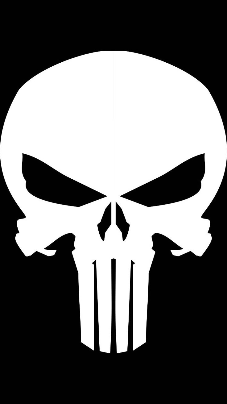 Punisher Skull Drawing inside Free Printable Punisher Skull Stencil