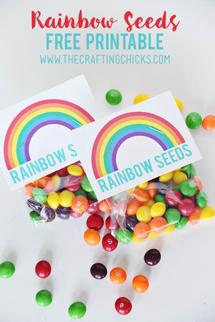 Rainbow Seeds Free Printable - The Crafting Chicks regarding Rainbow Seeds Free Printable