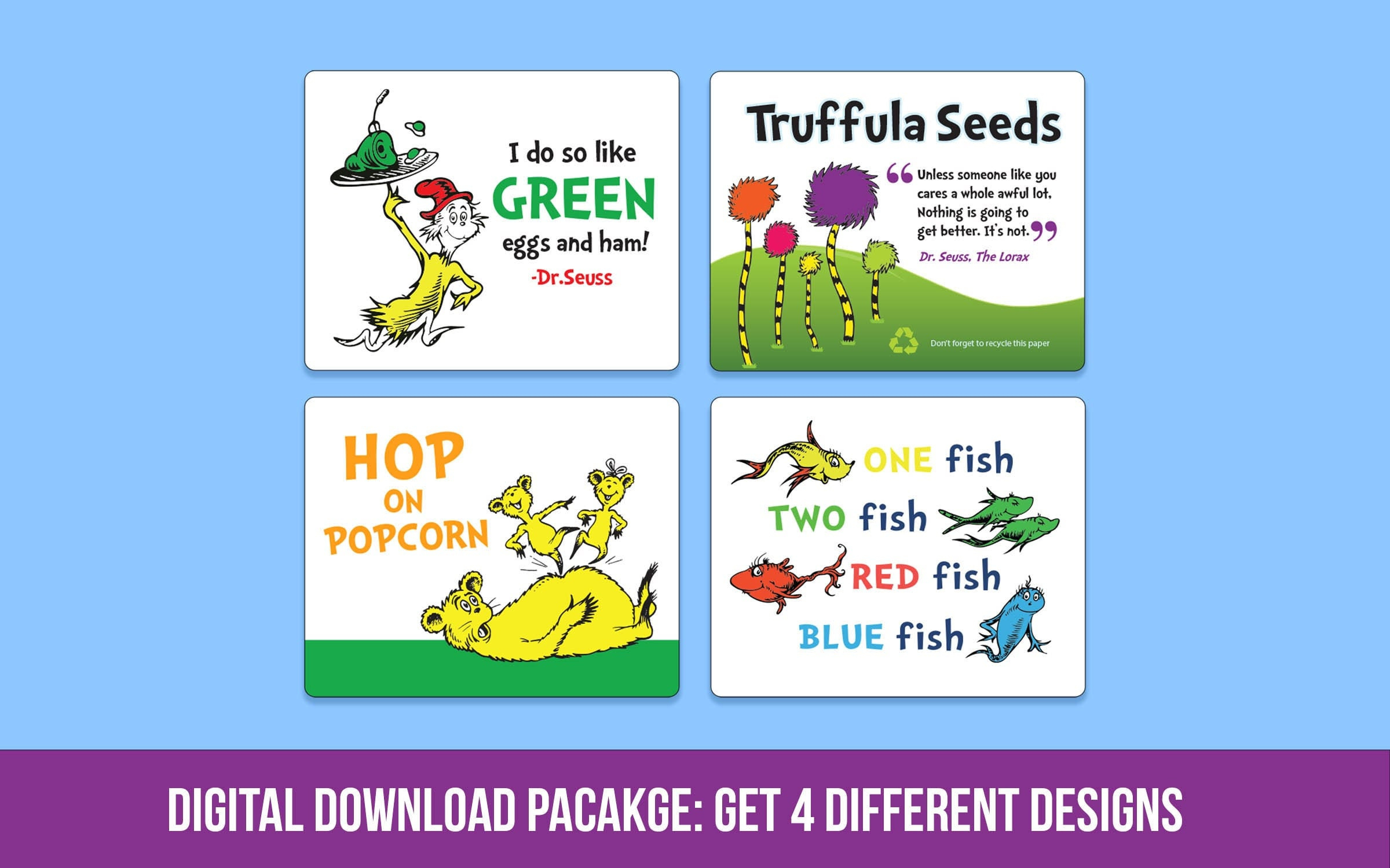Read Across America, Dr. Seuss Tags, Dr. Seuss Printable, One Fish throughout Free Printable Dr Seuss Food Labels