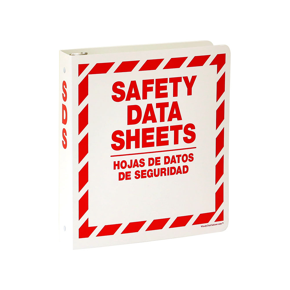 Safety Data Sheets (Sds) 3 Ring Binder – Windy City Cabinet with Template Printable Printable Free Sds Cover Sheet For Binder