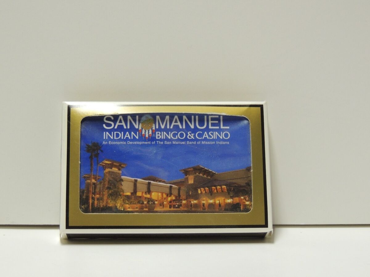 San Manuel Indian Bingo &amp;amp; Casino - Highland Ca - Deck Of Playing for San Manuel Indian Bingo And Casinothree Card Poker