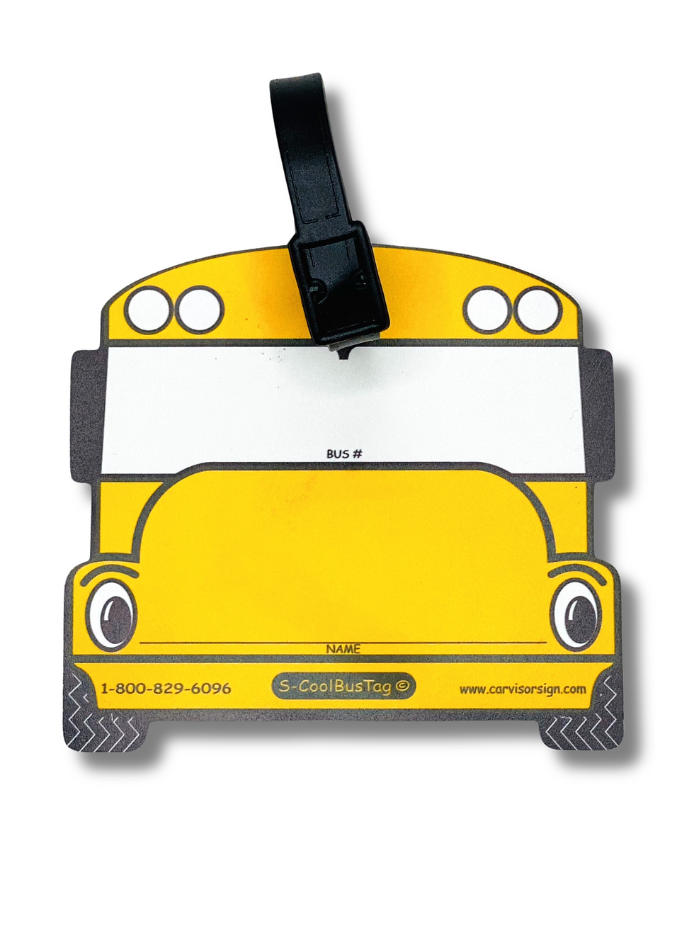 School Bus Backpack Tags (Pack Of 50) | The Little Sign Co with regard to Printable Bus Tags For Backpacks