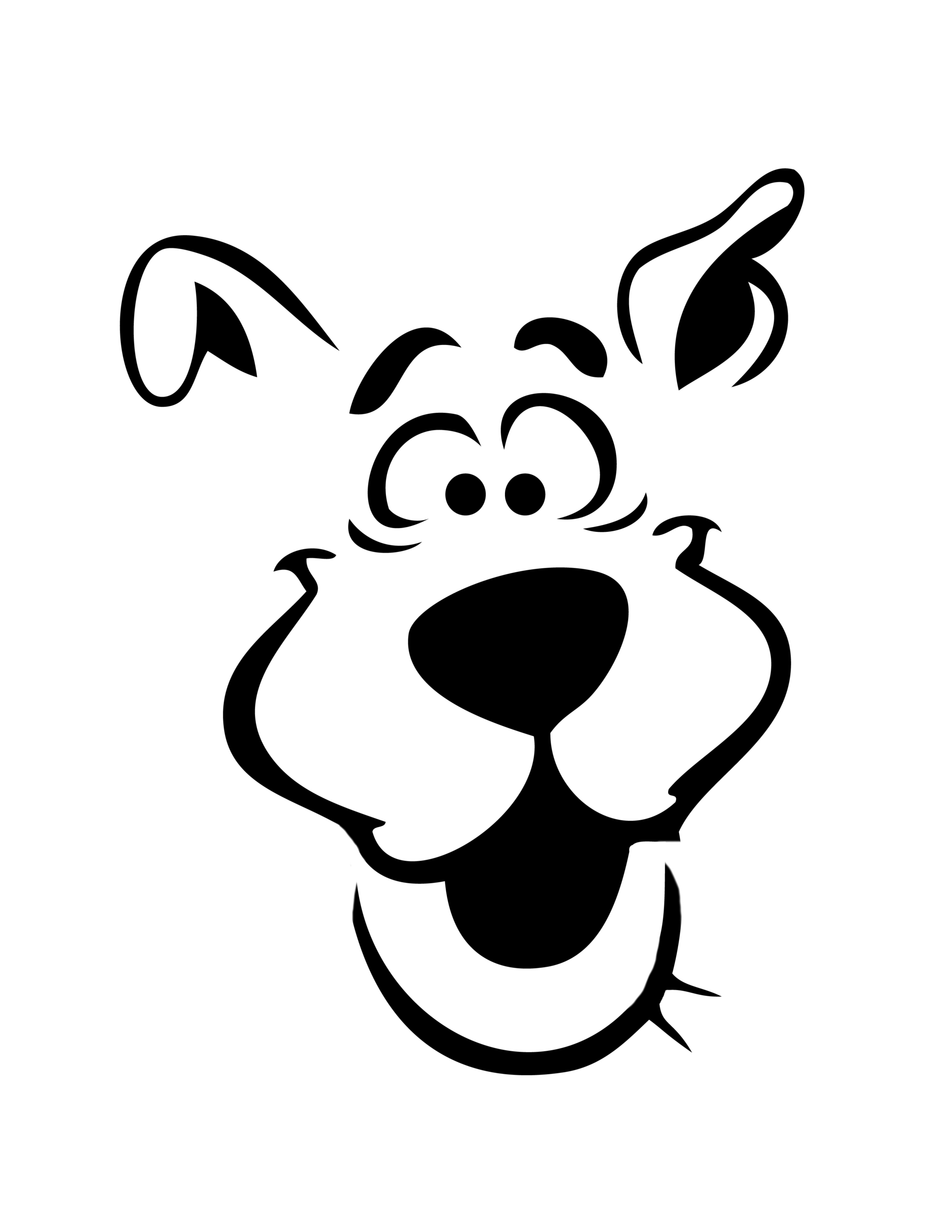 Scooby Doo (Pumpkin Stencil - Pumpkin Pattern - Pumpkin Template pertaining to Free Printable Scooby Doo Pumpkin Carving Template