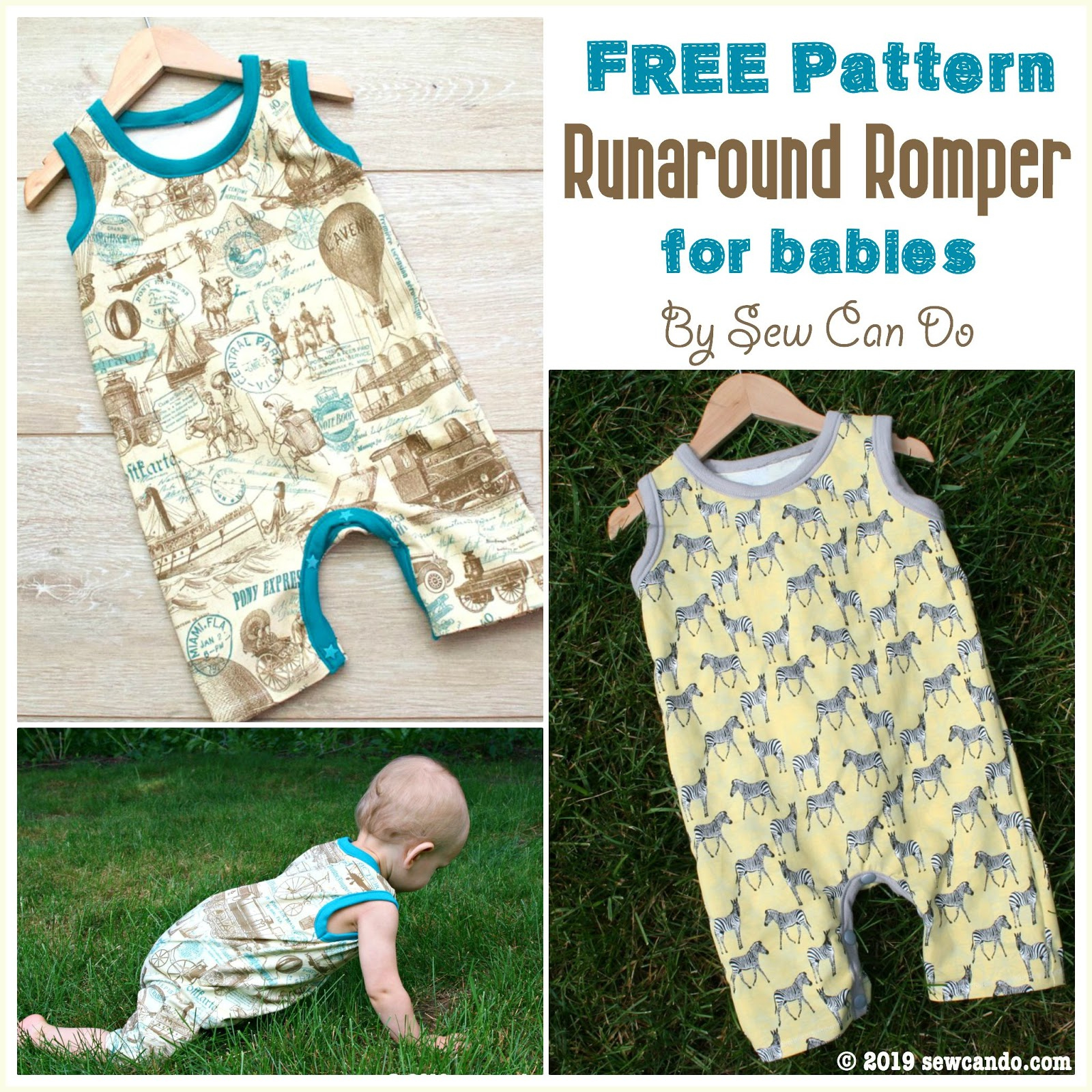 Sew Can Do: Free Pattern: Runaround Baby Romper regarding Free Printable Romper Pattern