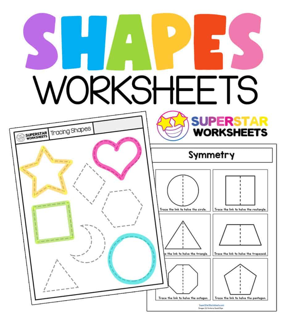 Shape Worksheets - Superstar Worksheets for Free Printable Shapes Sheet