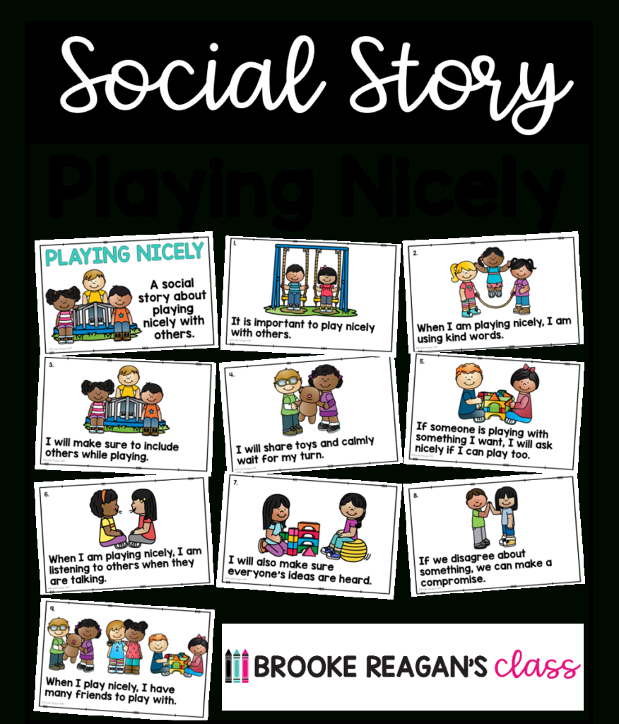 Social Story: Playing Nicely - Brooke Reagan&amp;#039;S Class with regard to Free Social Stories Printables