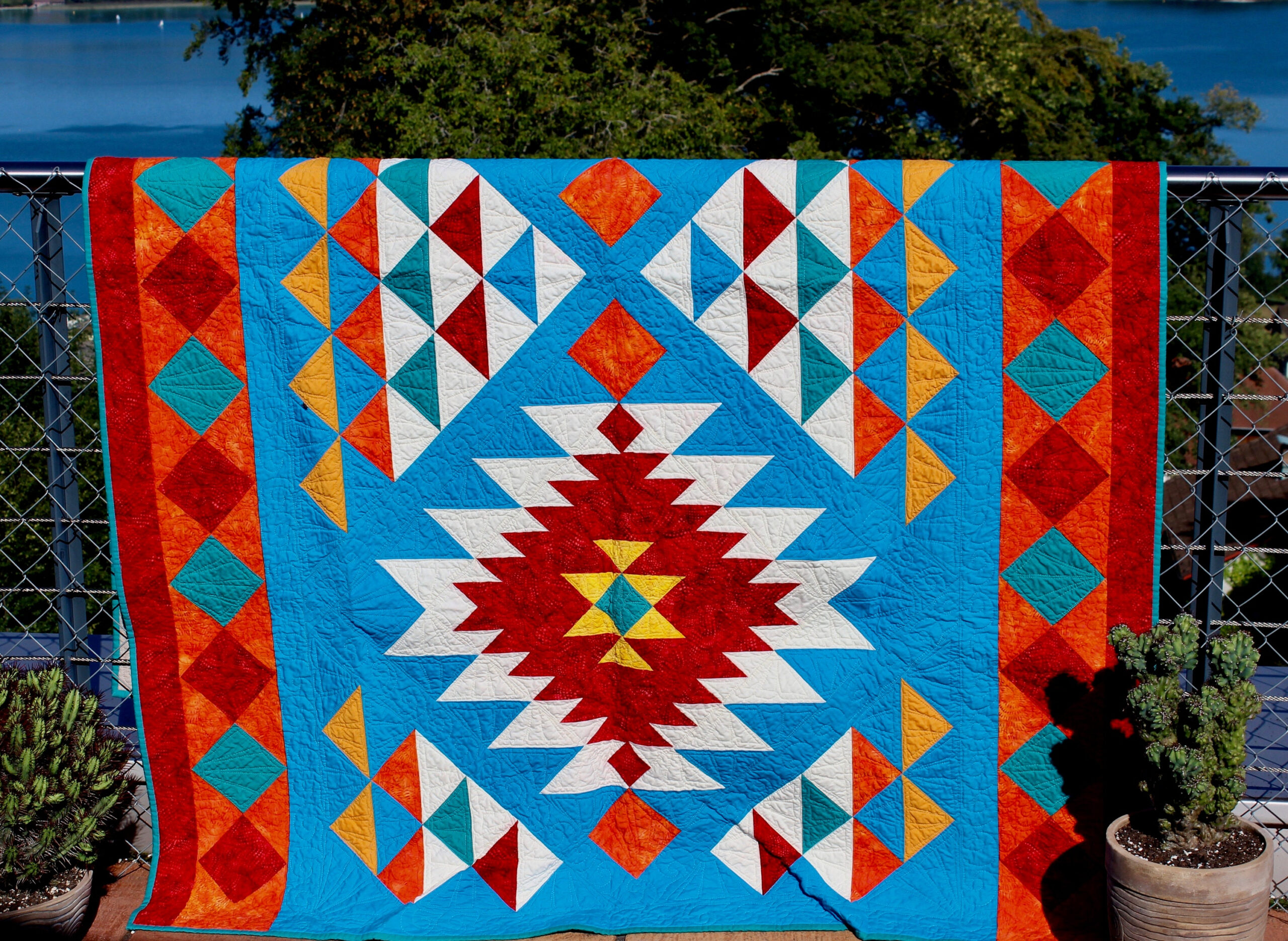 Southwest Quilt Pattern - Navajo Inspired / Indian / Native intended for Printable Native American Quilt Patterns Free