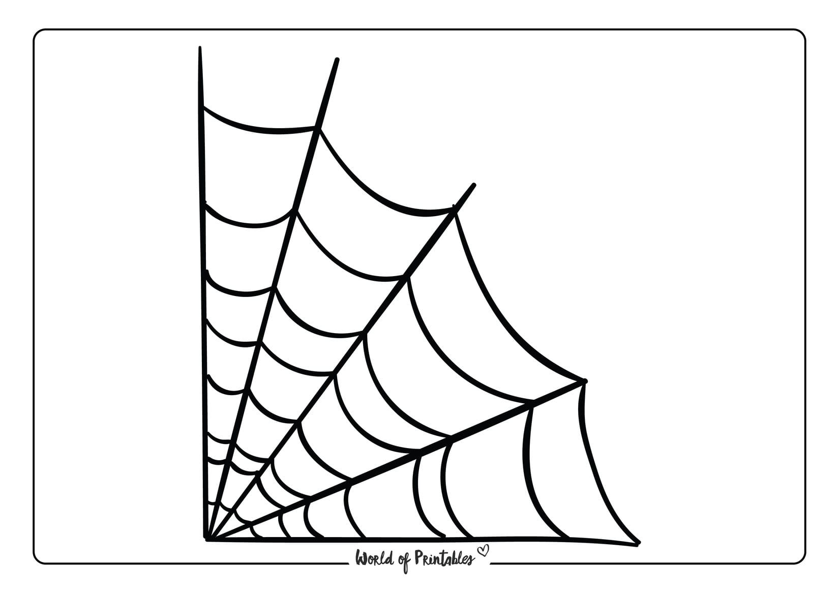 Spiderweb Printables - World Of Printables with Free Printable Spider Web Template