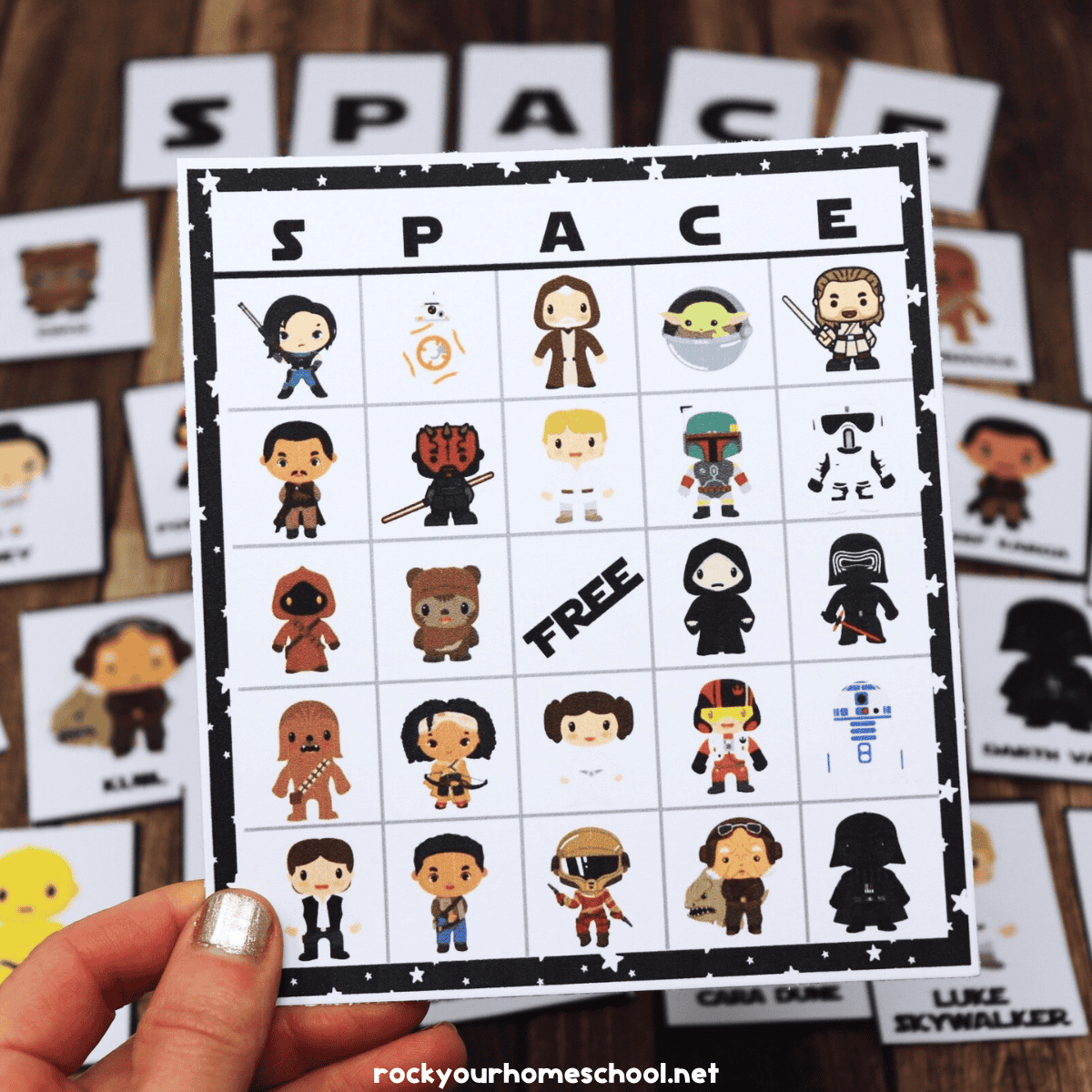 Star Wars-Inspired Bingo Game For Stellar Fun For All Ages (Free) pertaining to Star Wars Bingo Printables