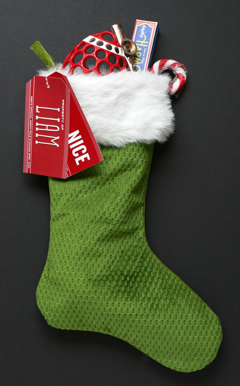 Stocking Tags + 12 Free Christmas Printables - Paging Supermom intended for Free Printable Stocking Name Tags