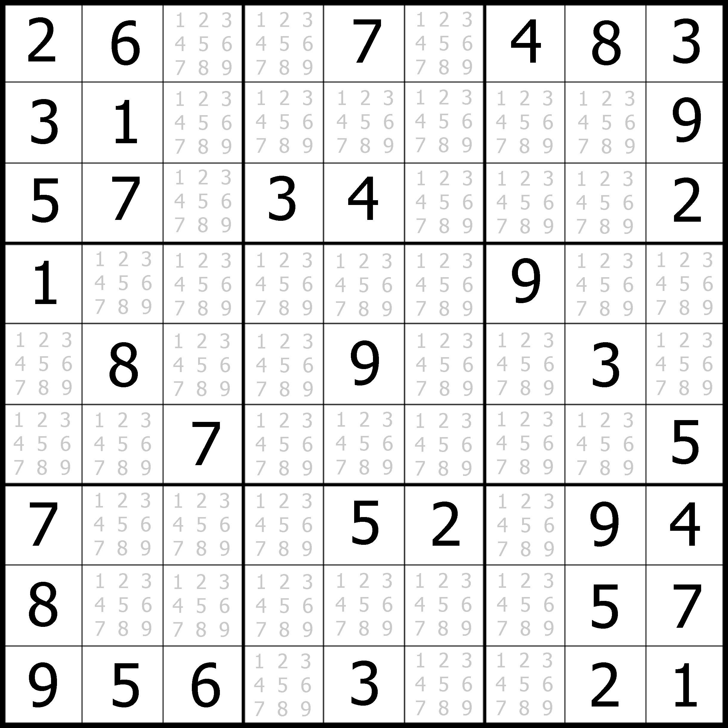 Sudoku Hard Level Advanced With Solutions throughout Free Sodoku Puzzles Printable