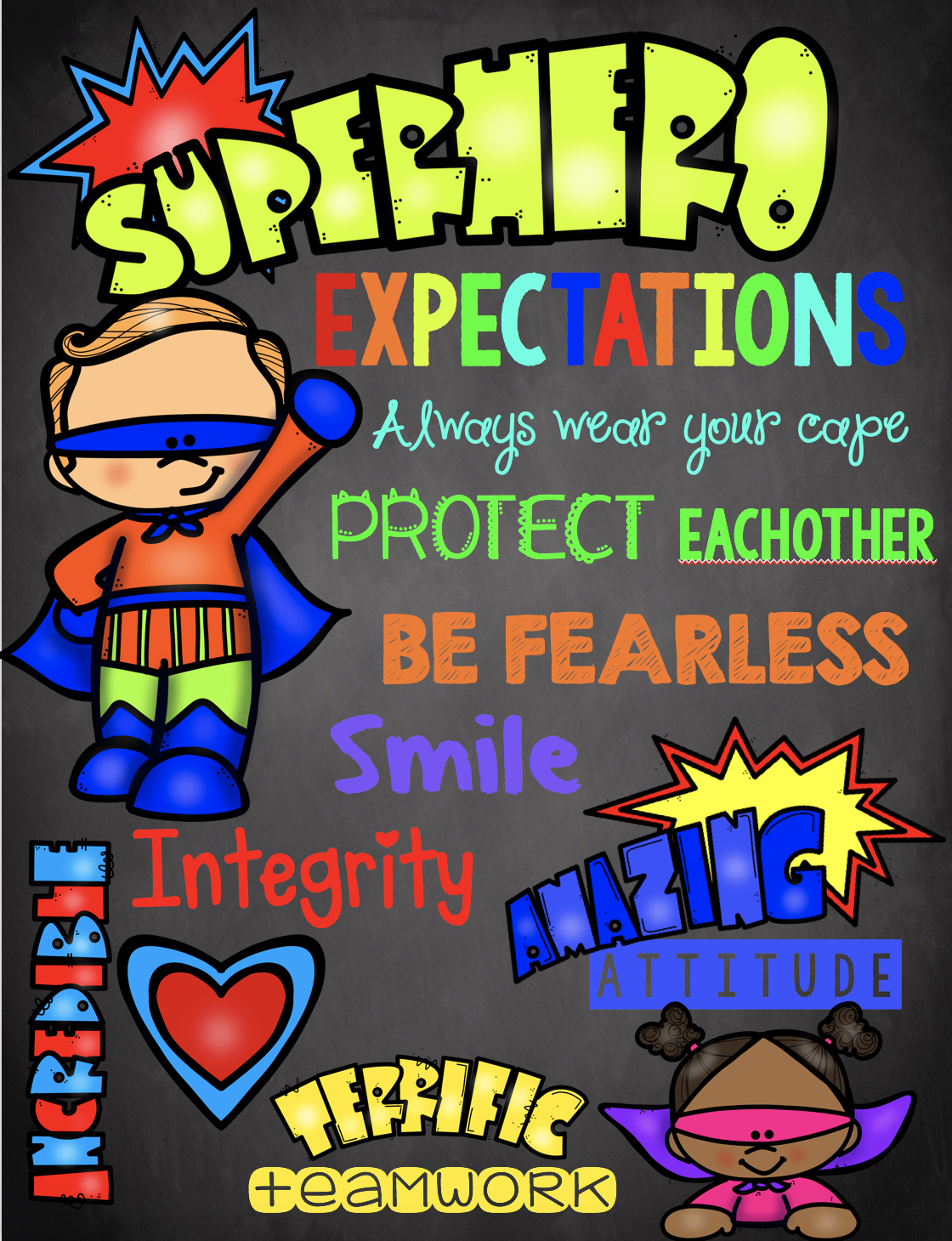Superhero Teacher Appreciation — Keeping My Kiddo Busy pertaining to Superhero Teacher Appreciation Free Printables