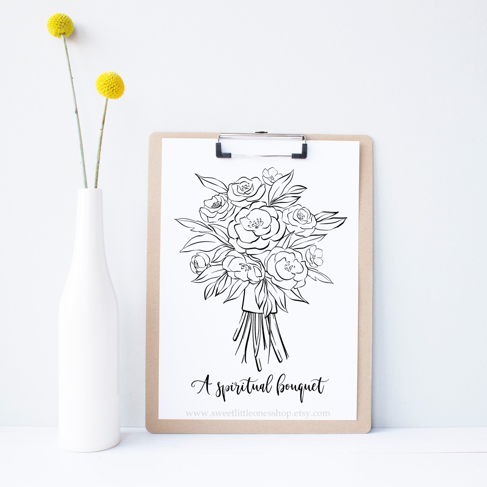 Sweet Little Ones: March 2020 for Spiritual Bouquet Printable Free