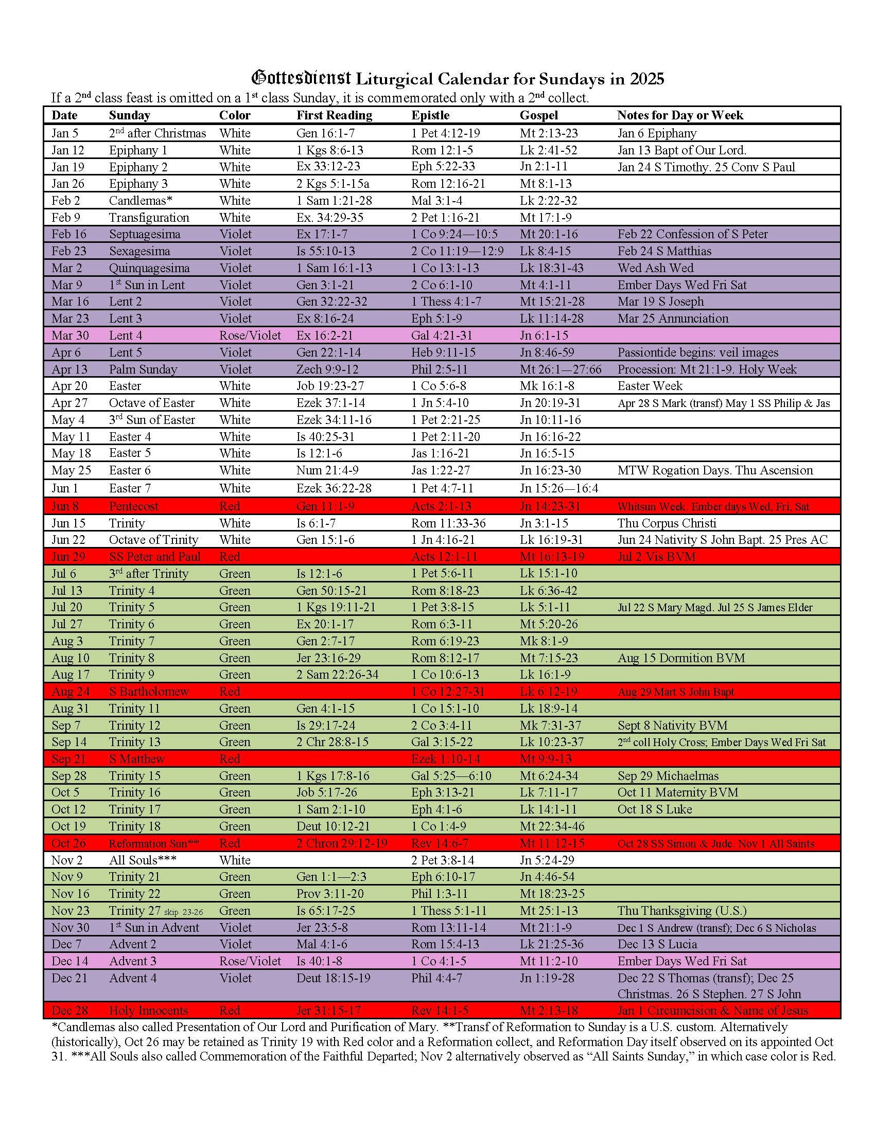 The 2025 Liturgical Calendar Is Here — Gottesdienst for Free Printable Catholic Calendar 2025
