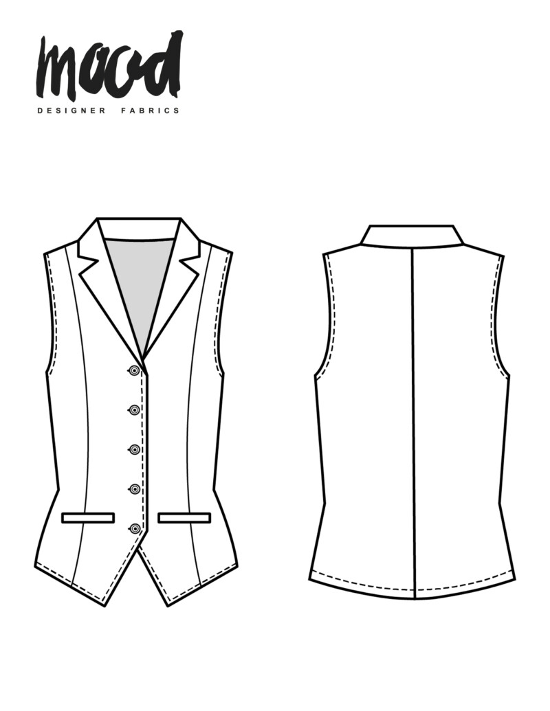 The Janet Cosplay - Free Sewing Pattern - Mood Sewciety pertaining to Free Printable Vest Patterns