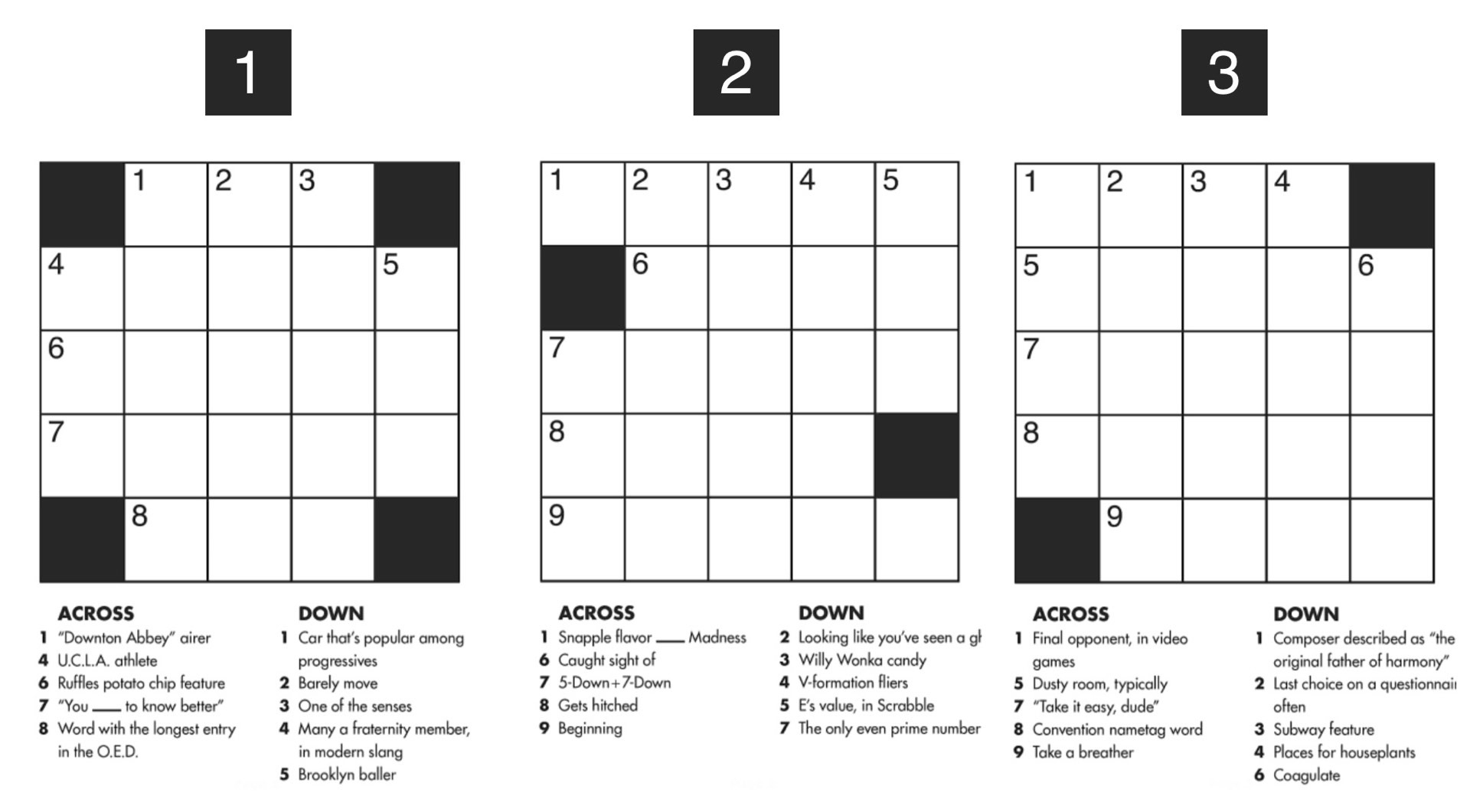 The New York Times Mini Crosswords, Volume 1 — Tools And Toys with regard to Nyt Mini Crossword Today Free Printable