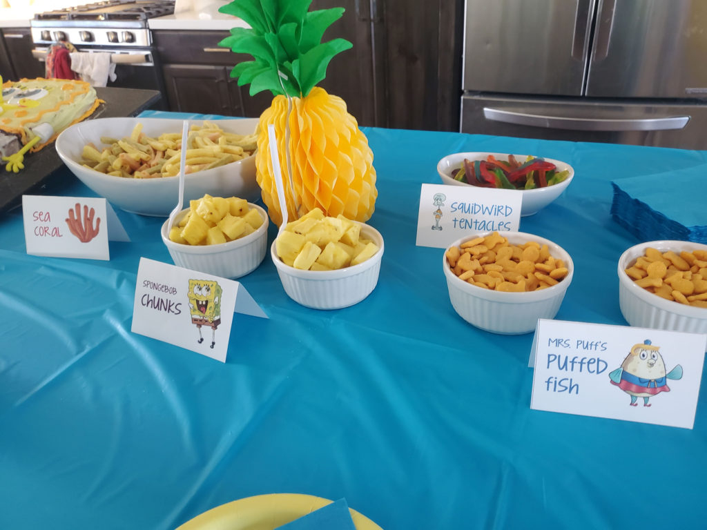Throw The Ultimate Spongebob Birthday Party In Four Easy Steps in Free Printable Spongebob Food Labels