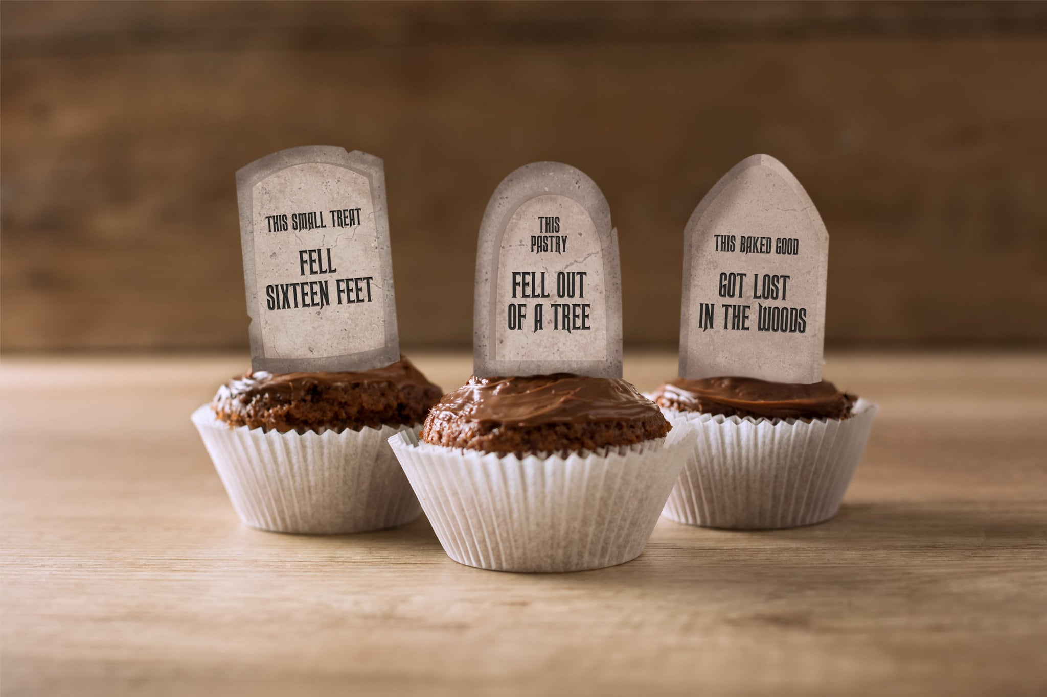Tombstone Cupcake Toppers (Printable) | Halloween Gravestones - Etsy inside Printable Tombstone Cupcake Toppers