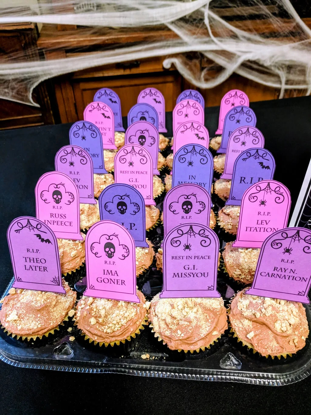 Tombstone Printable Halloween Cupcake Toppers - Merriment Design regarding Printable Tombstone Cupcake Toppers