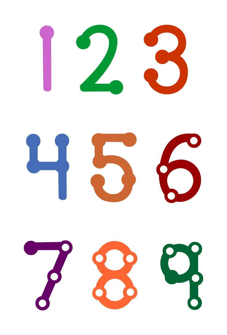 Touchmath Numbers 1 9 - 10 Free Pdf Printables | Printablee within Touch Math Numbers 1 9 Printable Free