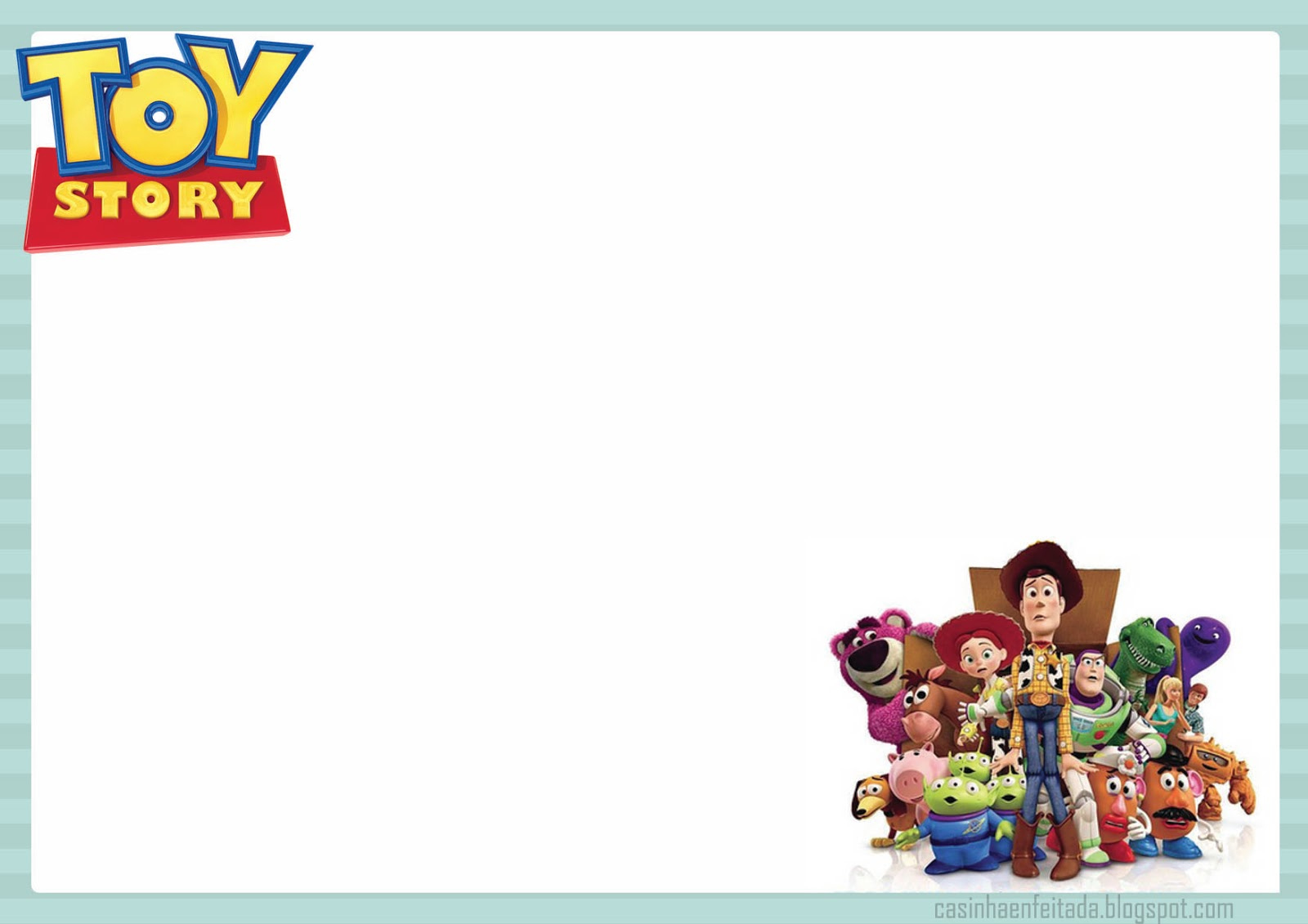 Toy Story Party Free Printable Mini Kit. - Oh My Fiesta! In English in Free Printable Toy Story Labels