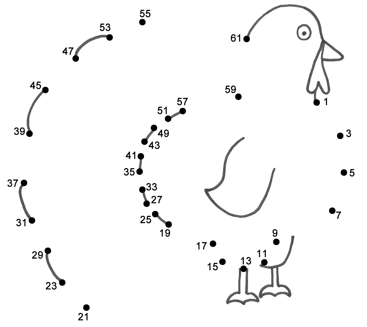 Turkey - Connect The Dots, Count2&amp;#039;S, Starting At 1 (Autumn/Fall) with Fall Connect the Dots Printable