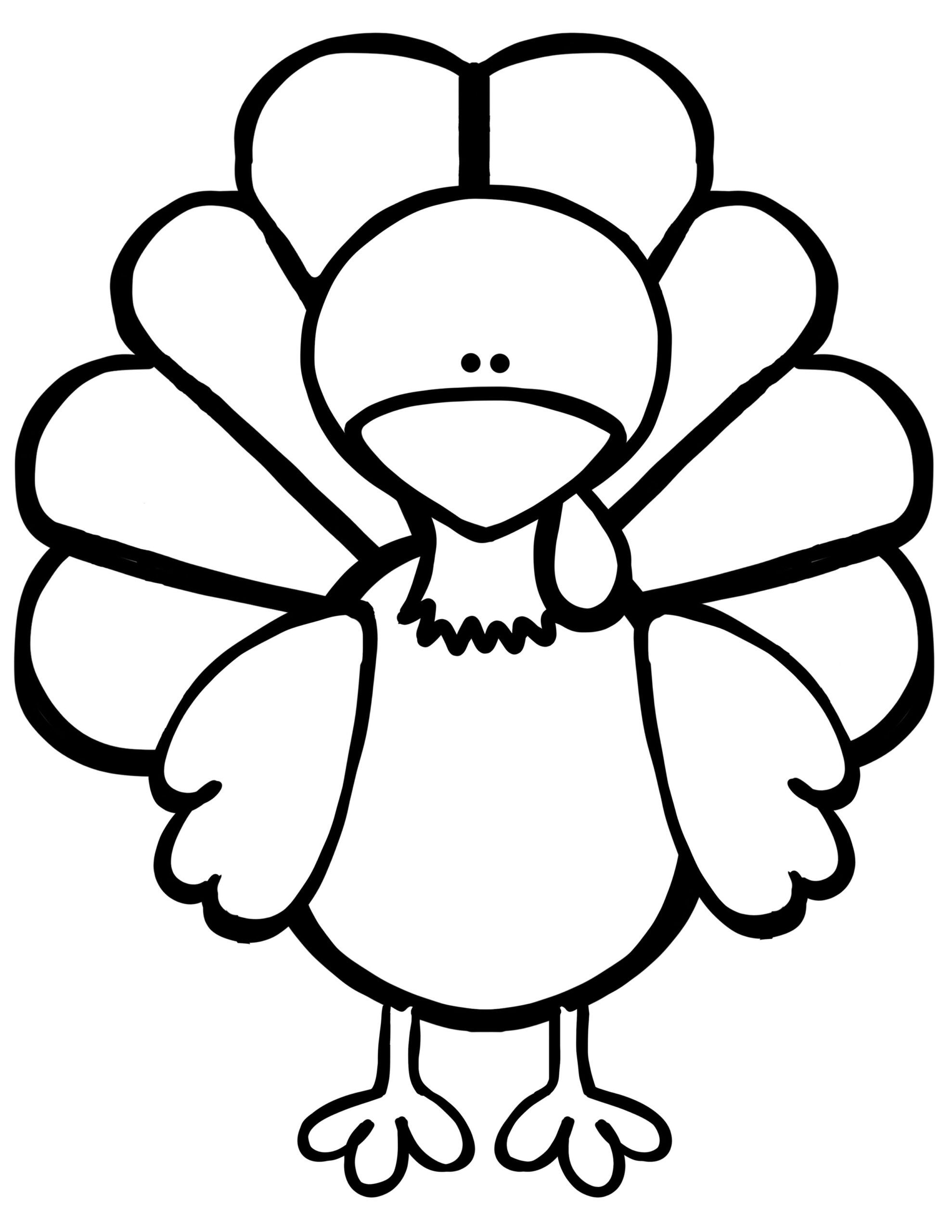 Turkey Template To Color - Crafty Morning regarding Disguise a Turkey Template Free Printable