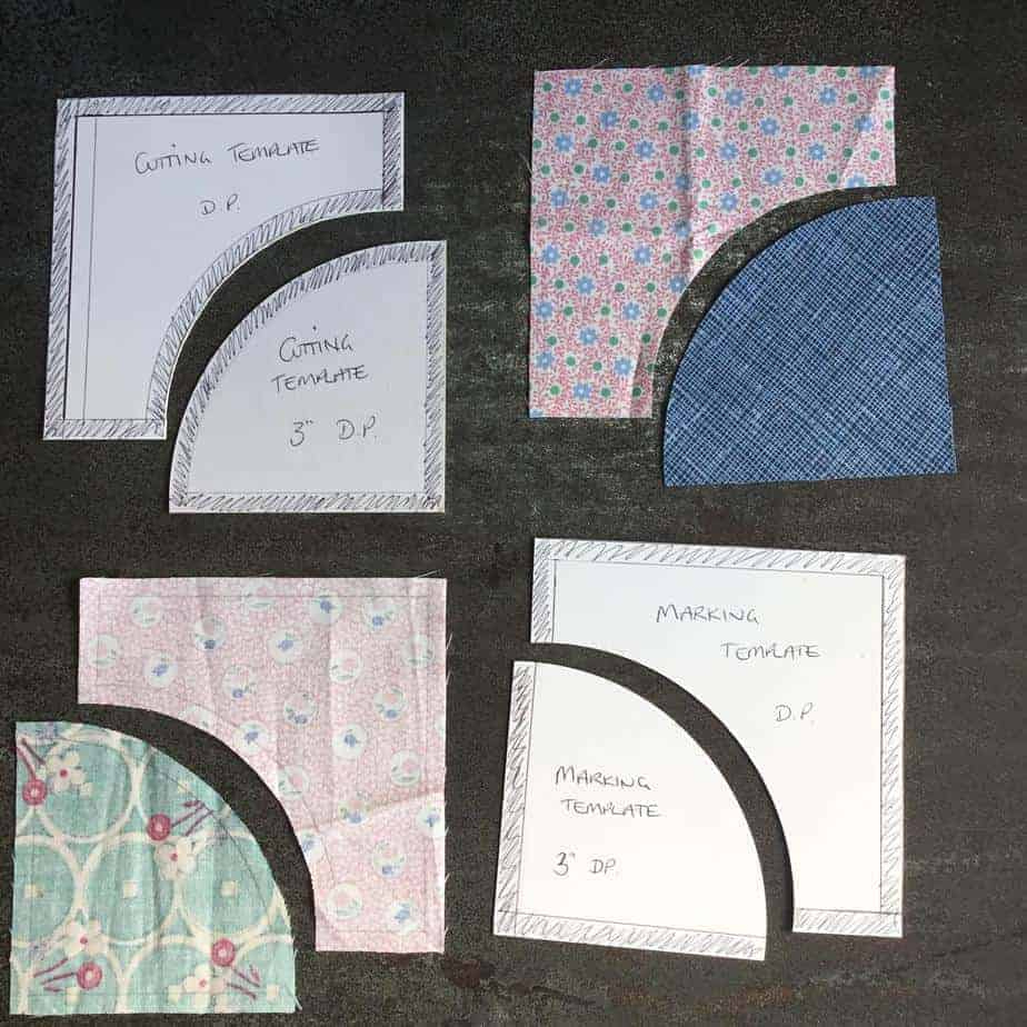 Tutorial: Drunkards Path Template | Fabric &amp;amp; Flowers in Free Printable Drunkards Path Template