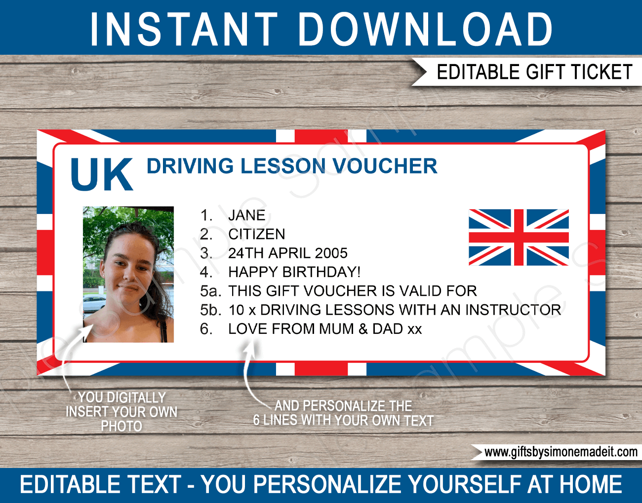 Uk Driving Lessons Gift Voucher Template pertaining to Free Printable Driving Lesson Voucher Template