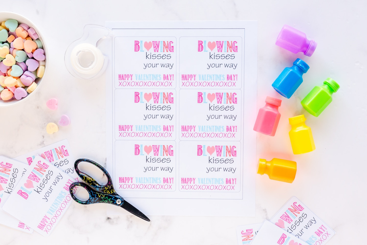 Valentine Printable: Bubbles - Made To Be A Momma pertaining to Bubble Valentine Printable Free