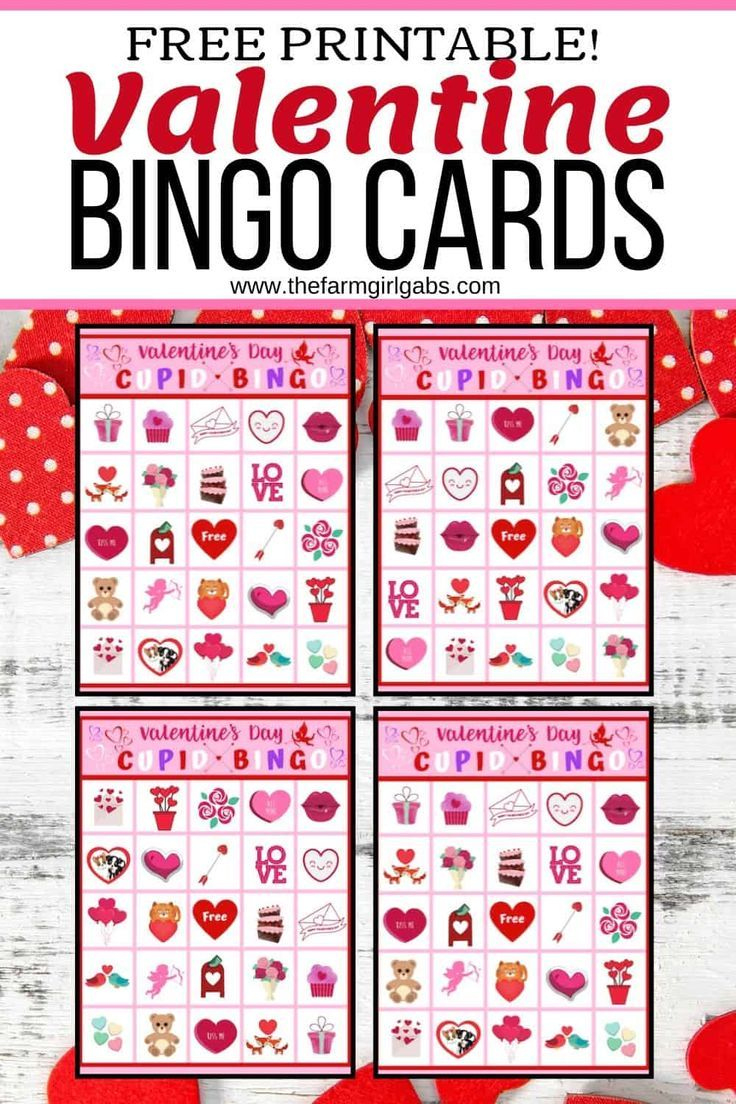 Valentine&amp;#039;S Day Cupid Bingo Cards inside Valentine&amp;amp;#039;s Day Bingo Card Generator