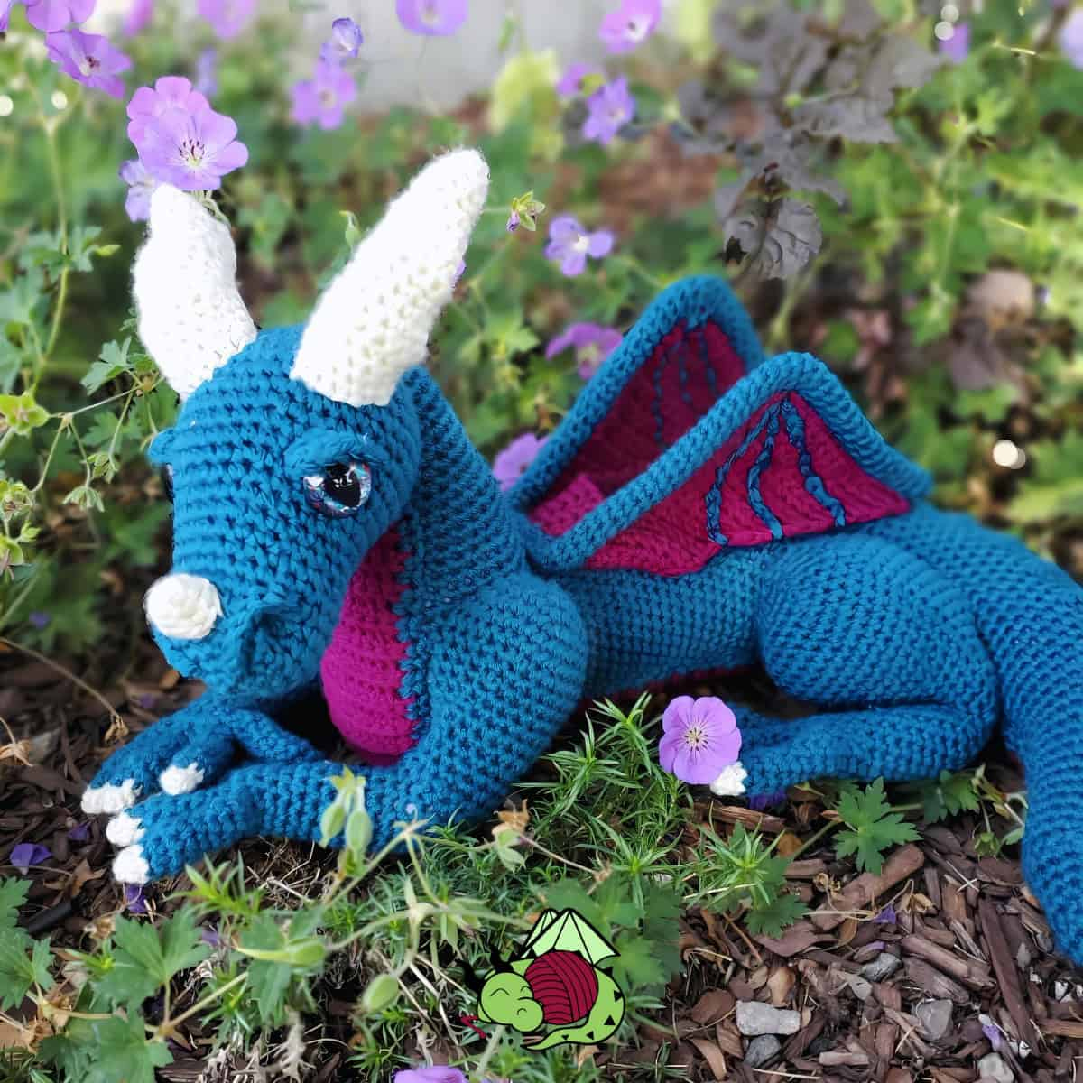Vincent The Dragon | Free Amigurumi Crochet Pattern Amigurumi with Printable Free Crochet Dragon Pattern