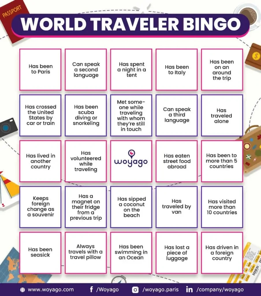 Virtual Team Building Bingo: Our Top 9 Tips &amp;amp; Ideas | Woyago in Team Building Bingo Card Generator
