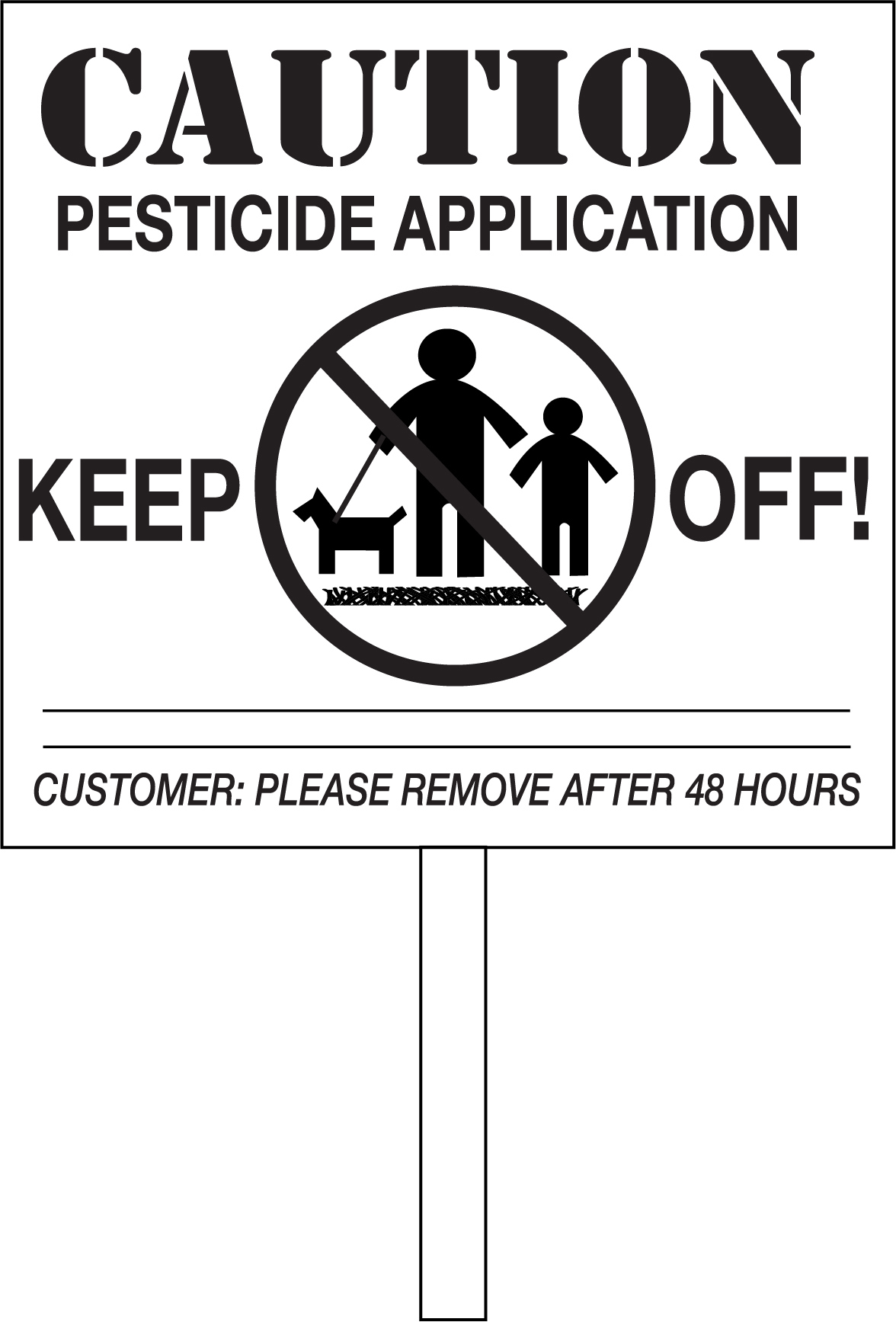 Warning Signs For Applying Pesticide To Turf | Minnesota in Printable Pesticide Warning Signs