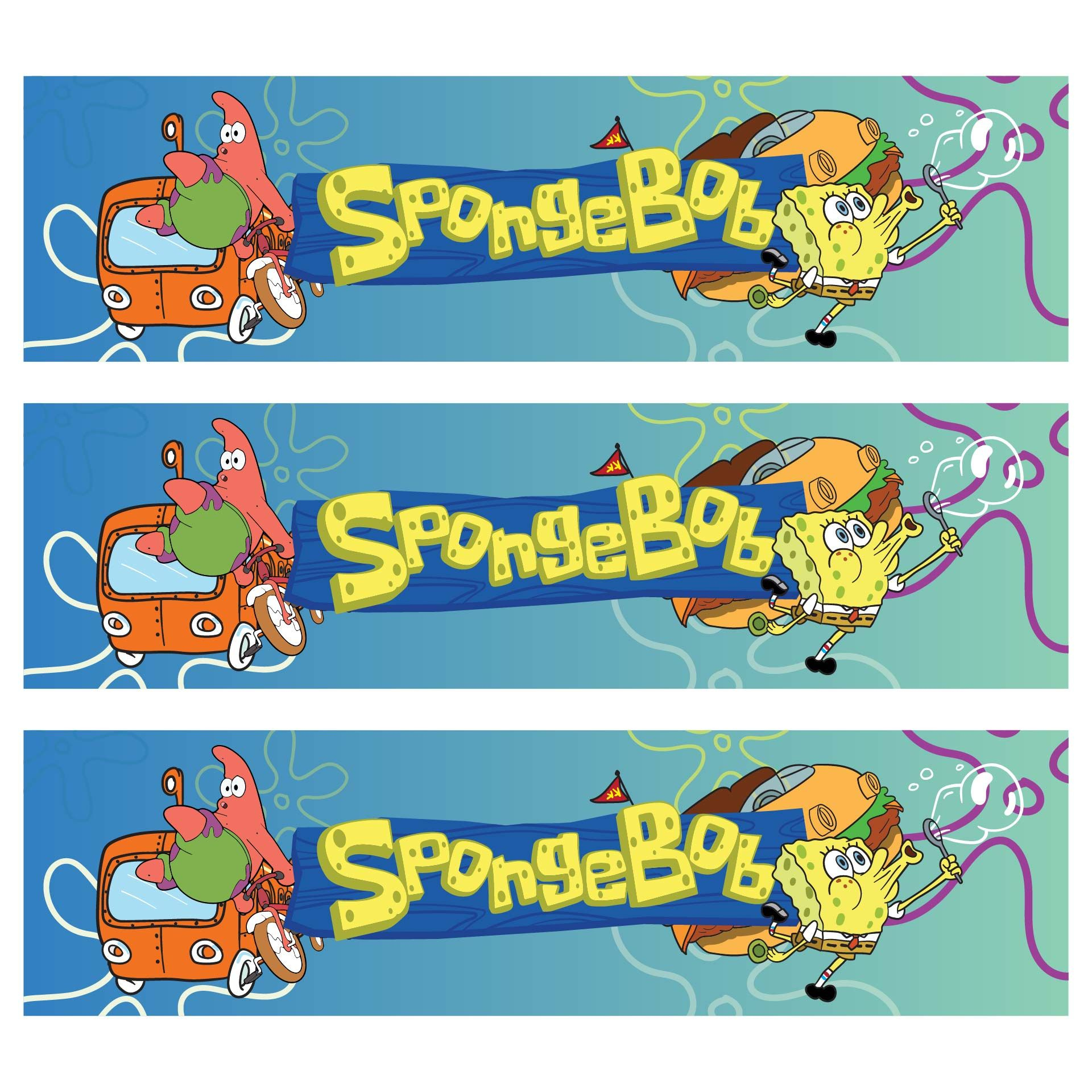 Water Bottle Labels - 10 Free Pdf Printables | Printablee with Spongebob Labels Free Printables
