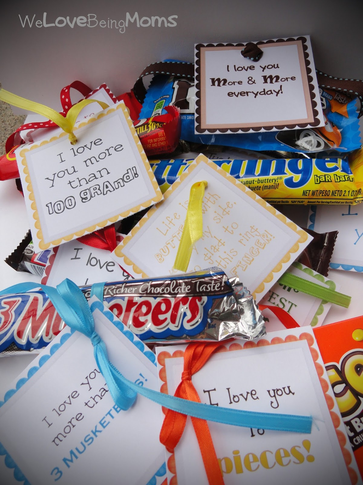 We Love Being Moms!: Candy Bar Printables throughout Free Printable Candy Bar Sayings