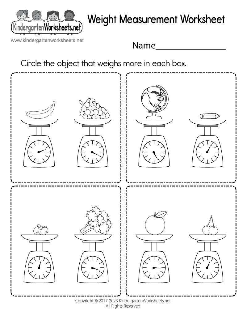 Weight Measurement Worksheet - Free Printable, Digital, &amp;amp; Pdf regarding Pound Measurement Worksheet Printable