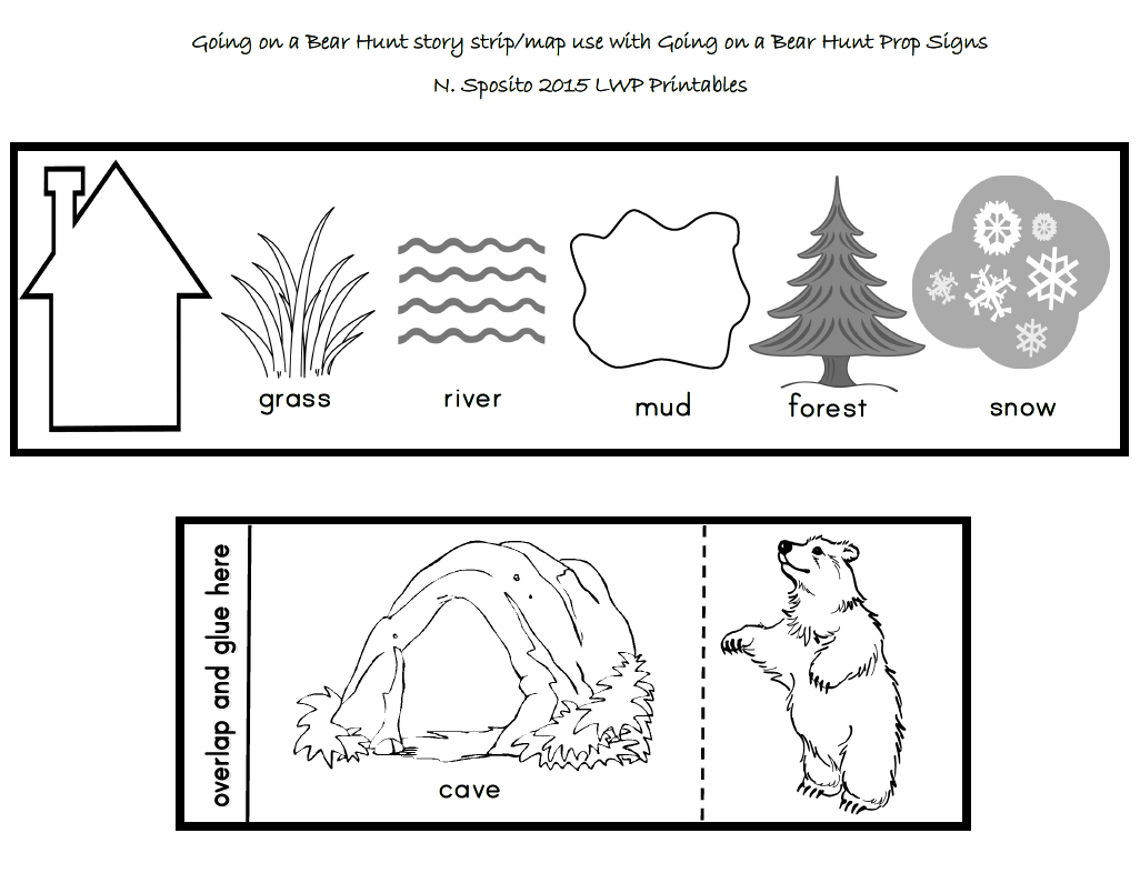 We&amp;#039;Re Going On A Bear Hunt Book, Games And Activities – English in Printable We&amp;#039;Re Going On A Bear Hunt
