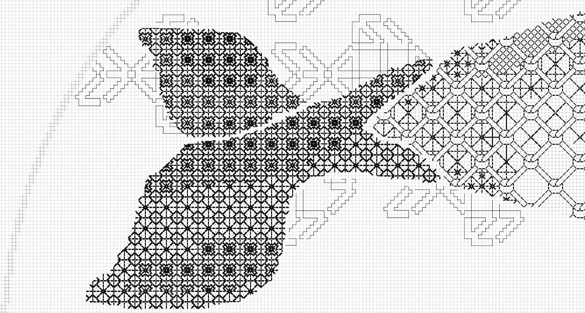 Whale Blackwork Pattern - Avamakesthings pertaining to Free Printable Blackwork Patterns