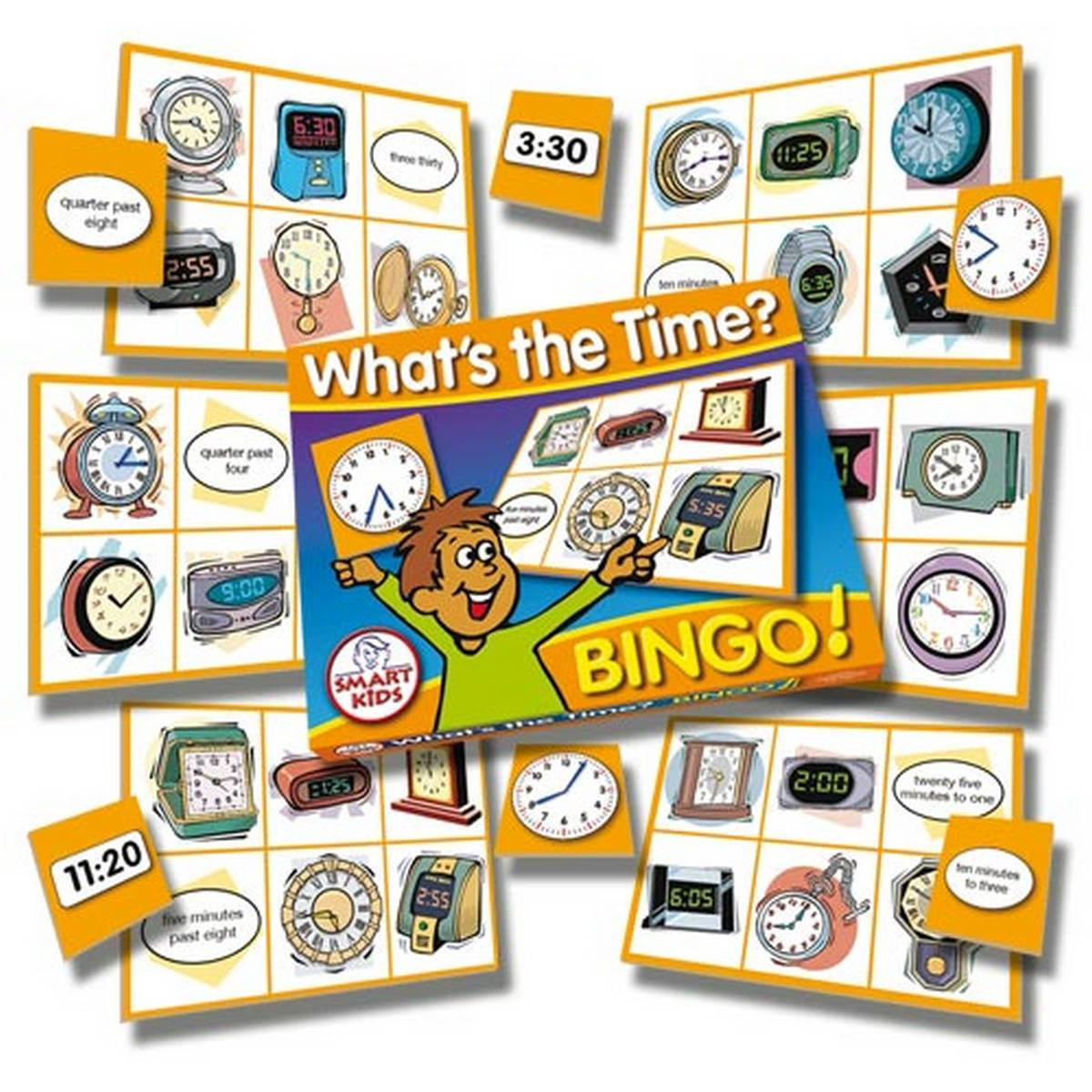 What'S The Time? Bingo – Abc School Supplies in Educational Bingo Cards Time