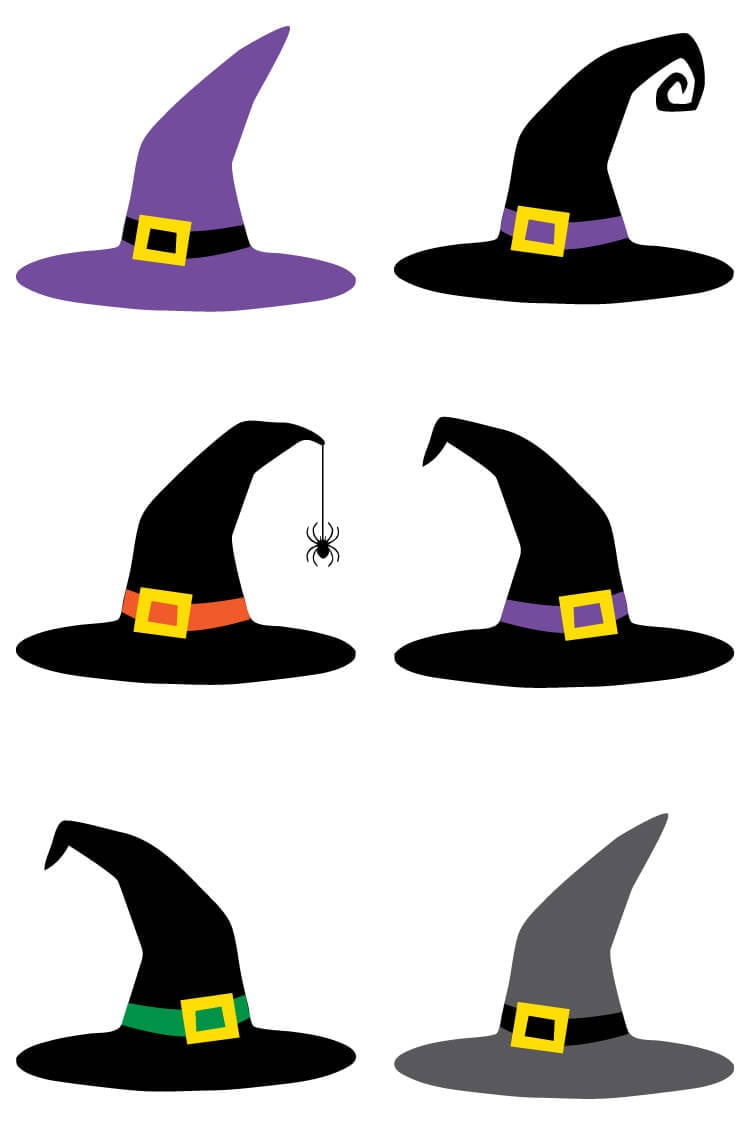 Witch Hat Cut Files + Clip Art - Hey, Let&amp;#039;S Make Stuff with Free Printable Witches Hat