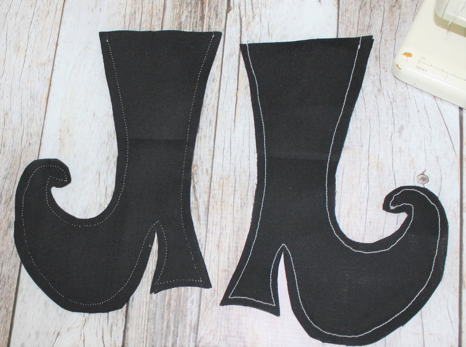 Witch Shoe Template And Tutorial | Sew Simple Home throughout Printable Witch Boot Template