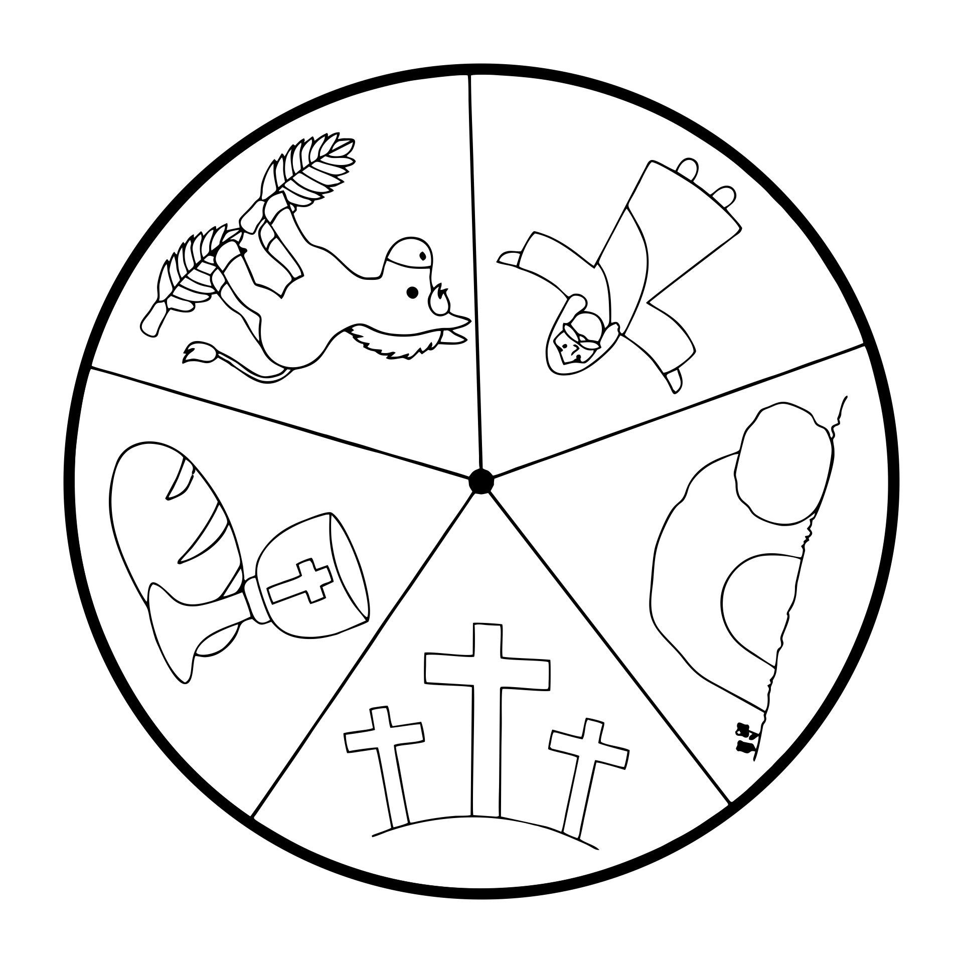 Your Daily Printable Needs - Printablee for Free Printable Easter Story Wheel