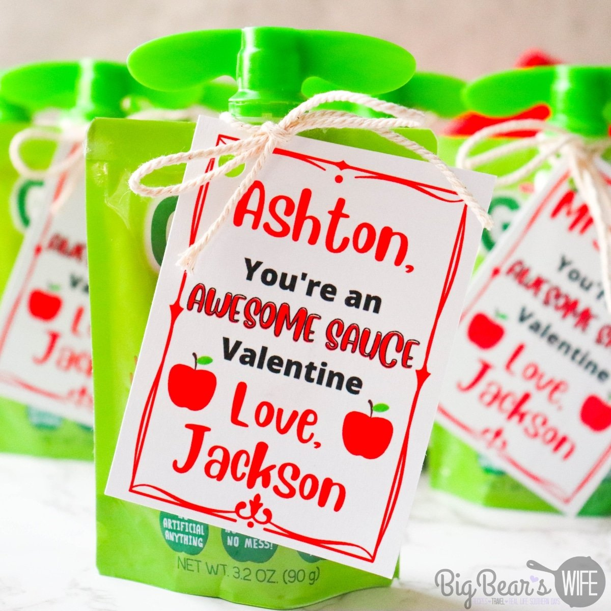 You&amp;#039;Re An Awesomesauce Valentine Free Printable - Big Bear&amp;#039;S Wife intended for Awesome Sauce Valentine Free Printable