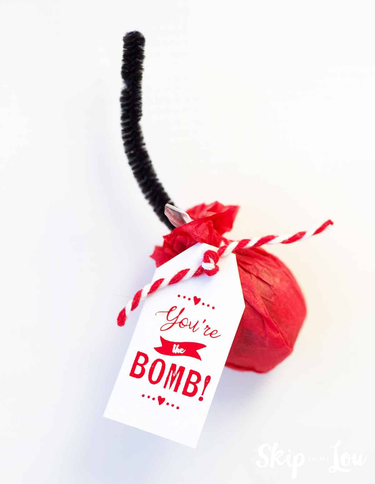 You&amp;#039;Re The Bomb Gift Tag | Skip To My Lou with regard to You&amp;#039;Re The Bomb Valentine Free Printable